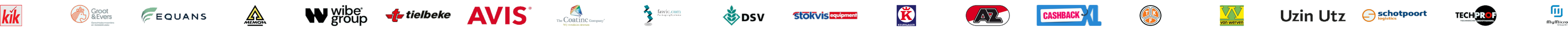 Logo's van opdrachtgevers, inclusief SBT Experts Bijzondere Mondzorg en ELMA Media